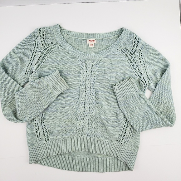 Mossimo Supply Co. Sweaters - Mossimo Marbled Hi-Low Knit Sweater